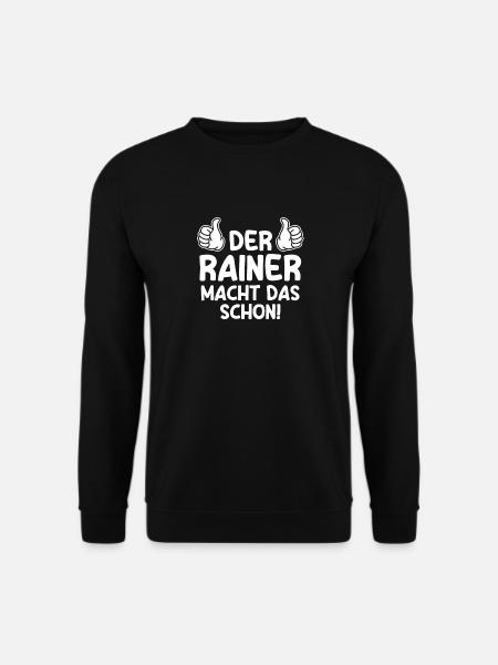 Rainer - Unisex Pullover - Schwarz