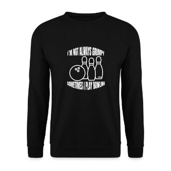Bowling Kegelverein Bowler Bowlingverein Kegeln - Sweat-shirt Unisexe - noir - Devant - Alina (178cm) & Michal (187cm)