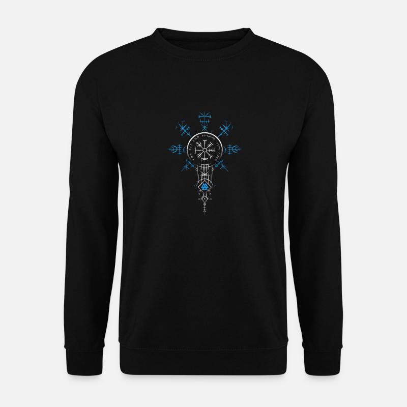 Celtic Vikinger Vegvisir compas Vikings - Sweat-shirt Unisexe - noir