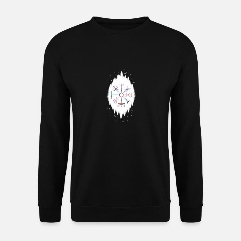 Celtic Vikinger Vegvisir compas Vikings - Sweat-shirt Unisexe - noir
