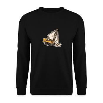 Mexican Crane Tacos Cinco De Mayo Fiesta - Unisex Sweatshirt - black - Front - Alina (178cm) & Michal (187cm)