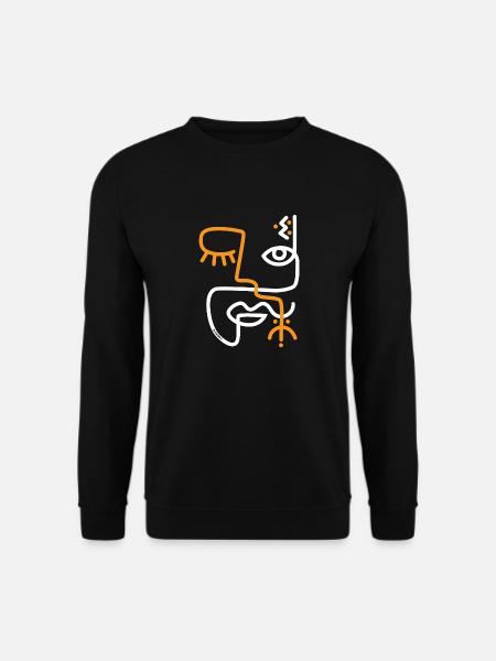 TIFINAGH ALPHABET AMAZIGH - Unisex Pullover - Schwarz