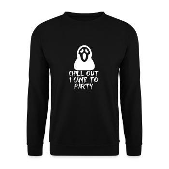 Halloween horror scary saying - Unisex Sweatshirt - black - Front - Alina (178cm) & Michal (187cm)