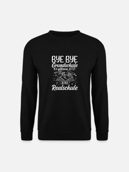 BYE BYE Grundschule ICH GLITZERE JETZT IN DER Real - Unisex Pullover - Schwarz