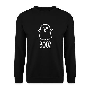 Halloween horror scary saying - Unisex Sweatshirt - black - Front - Alina (178cm) & Michal (187cm)