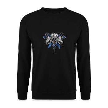 Celtic Vikinger Vegvisir compas Vikings - Sweat-shirt Unisexe - noir - Devant - Alina (178cm) & Michal (187cm)