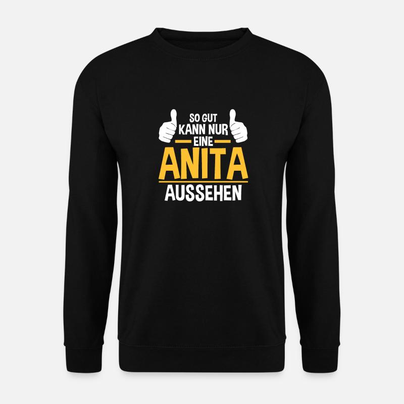 Anita - Unisex Pullover - Schwarz