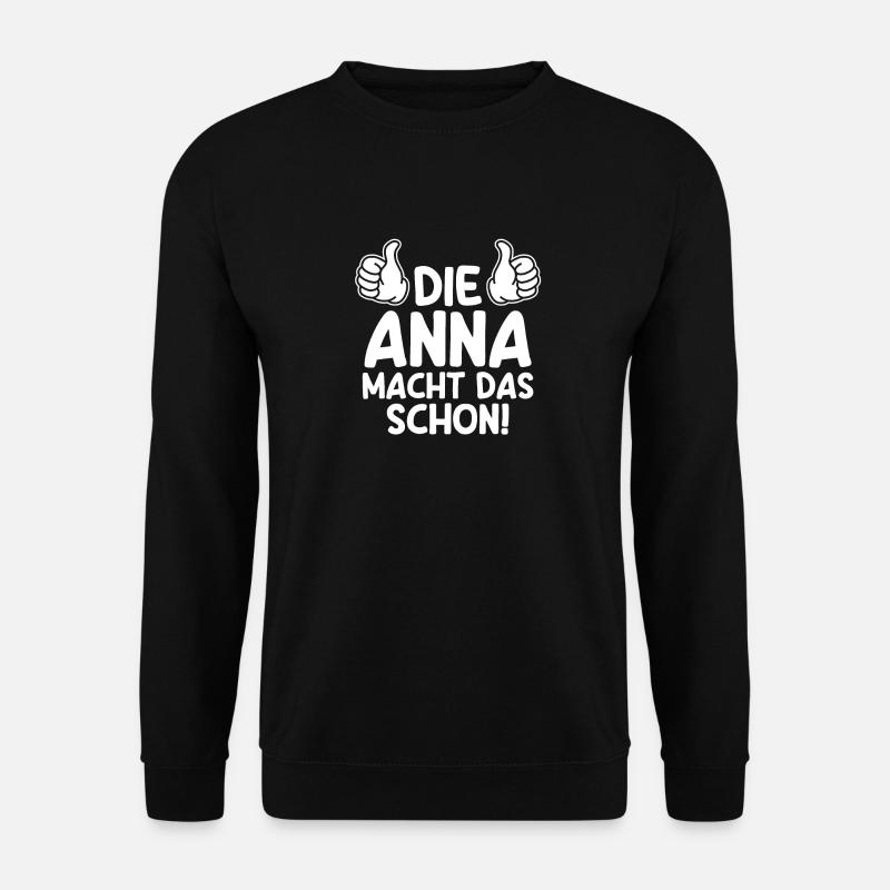 Anna - Unisex Pullover - Schwarz