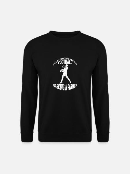 Fußball Vater Dad Fußballspieler Fußballmannschaft - Unisex Pullover - Schwarz