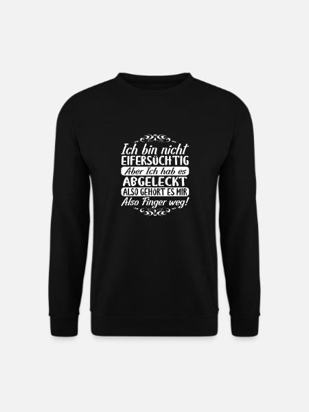 Sorry Ladys Paar Pärchen Eifersüchtige Freundin - Unisex Pullover - Schwarz