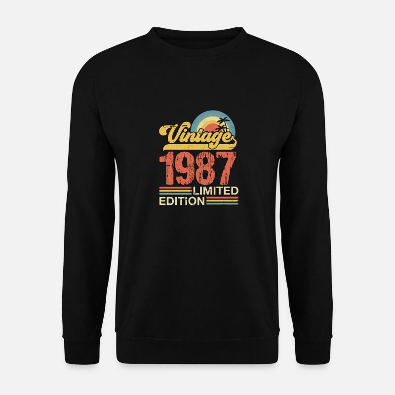 1987 - Unisex Pullover - Schwarz