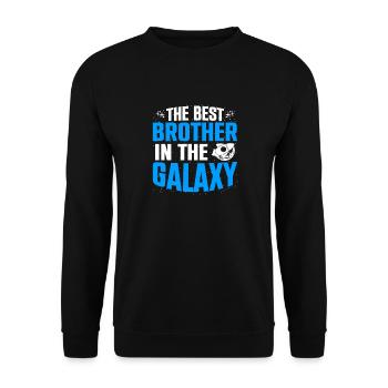 Le meilleur frère de la galaxie Ami de la famille - Sweat-shirt Unisexe - noir - Devant - Alina (178cm) & Michal (187cm)