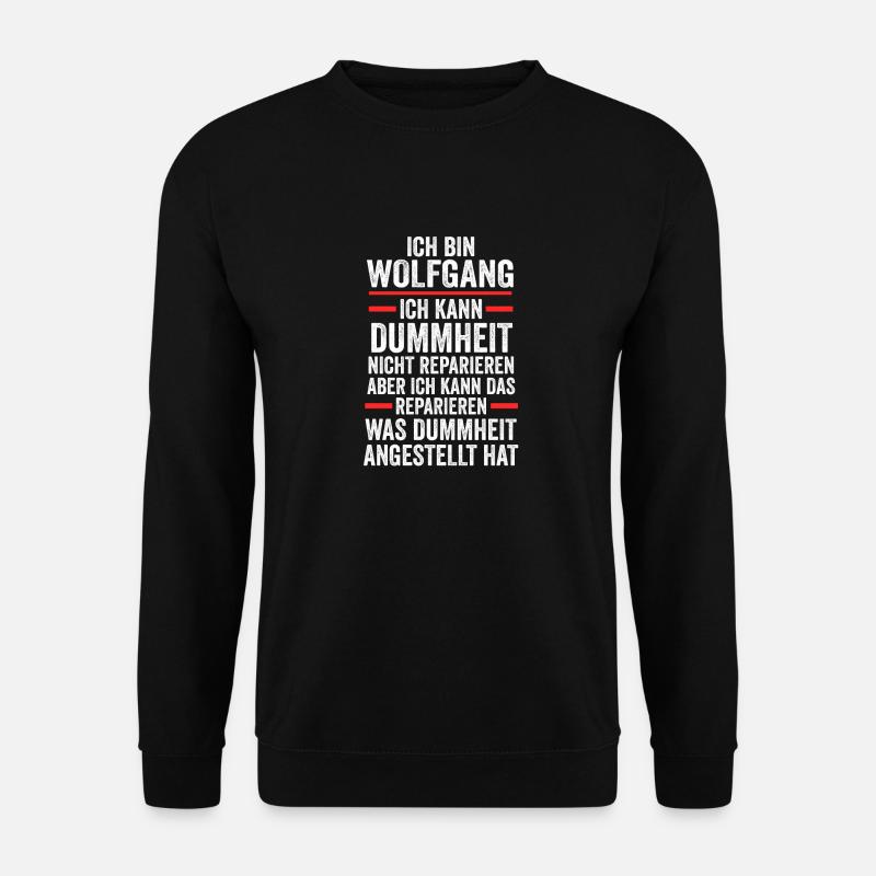 Wolfgang - Unisex Pullover - Schwarz