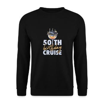 Croisières en famille - Sweat-shirt Unisexe - noir - Devant - Alina (178cm) & Michal (187cm)