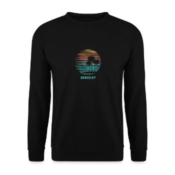 Berkeley Californie Cool Souvenir Vacances - Sweat-shirt Unisexe - noir - Devant - Alina (178cm) & Michal (187cm)