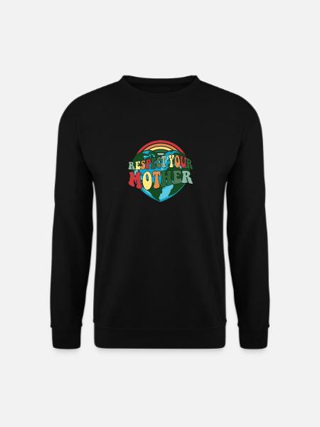 Ora della Terra Giornata della Terra Rispetto Madre Terra - Felpa unisex - nero