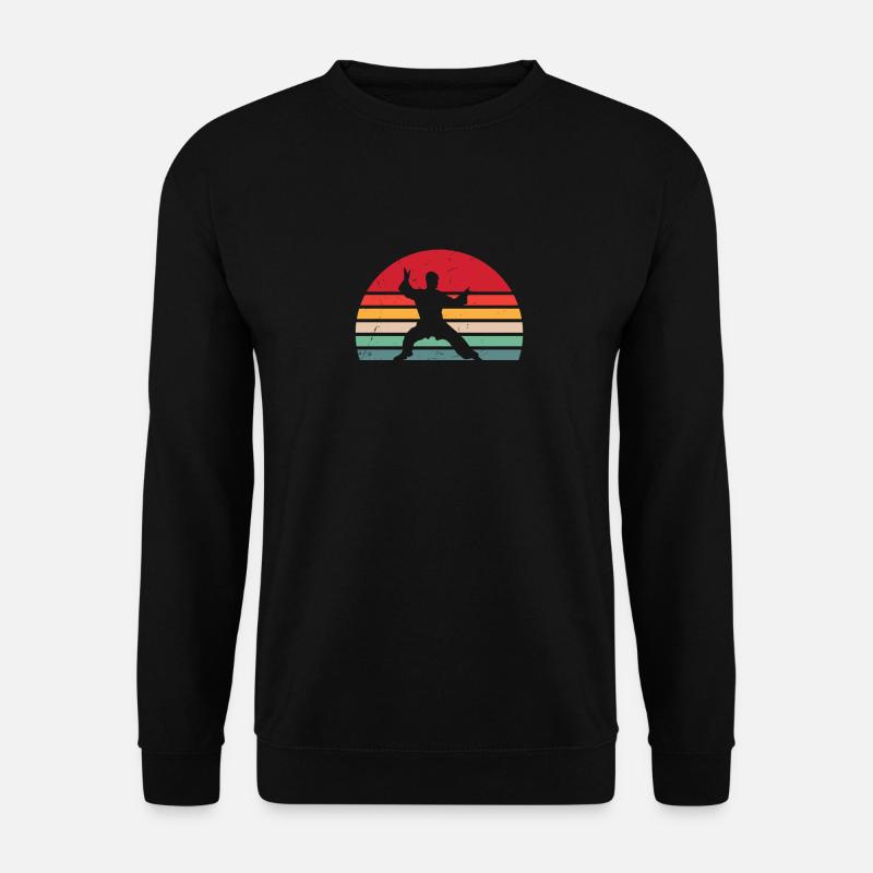 Cool Vintage Karate | Karate - Unisex Pullover - Schwarz