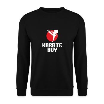 GARÇON DE KARATÉ | Karaté - Sweat-shirt Unisexe - noir - Devant - Alina (178cm) & Michal (187cm)