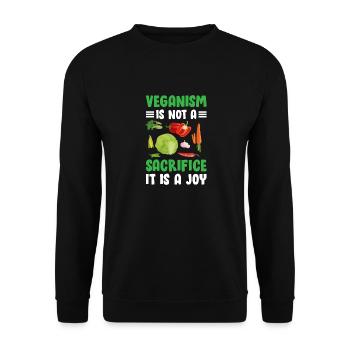 Vegan Joy - Sweat-shirt Unisexe - noir - Devant - Alina (178cm) & Michal (187cm)