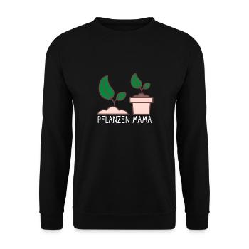 Gartenarbeit Garten Gärtnerin Pflanzen Mama Spruch - Unisex Pullover - Schwarz - Vorne - Alina (178cm) & Michal (187cm)