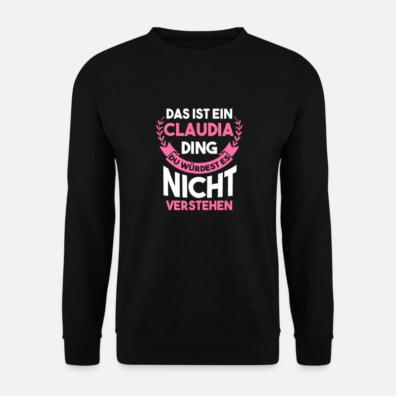 Claudia - Unisex Pullover - Schwarz