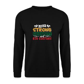 Coyote Jäger - Unisex Pullover - Schwarz - Vorne - Alina (178cm) & Michal (187cm)