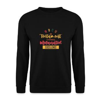 Coyote Jäger - Unisex Pullover - Schwarz - Vorne - Alina (178cm) & Michal (187cm)