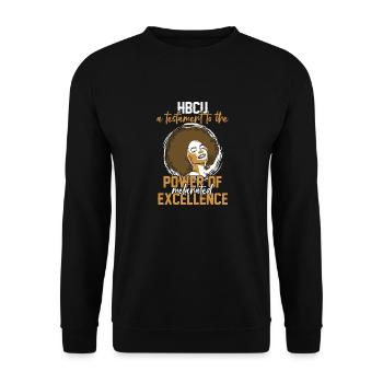 Coyote Jäger - Unisex Pullover - Schwarz - Vorne - Alina (178cm) & Michal (187cm)