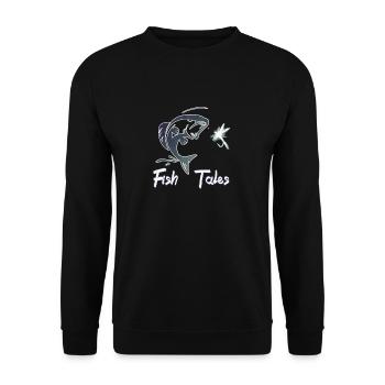 Pêche - Sweat-shirt Unisexe - noir - Devant - Alina (178cm) & Michal (187cm)