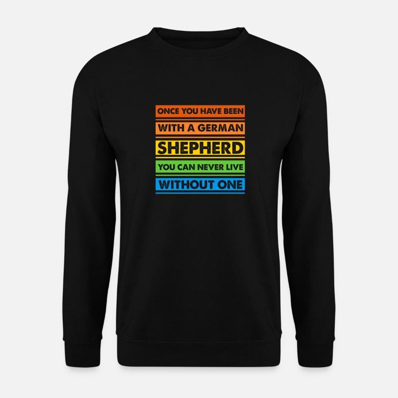 German Shepherd - Unisex Sweatshirt - black