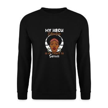 Coyote Hunter - Unisex Sweatshirt - black - Front - Alina (178cm) & Michal (187cm)