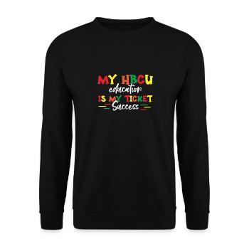 Coyote Hunter - Unisex Sweatshirt - black - Front - Alina (178cm) & Michal (187cm)