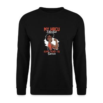 Coyote Hunter - Unisex Sweatshirt - black - Front - Alina (178cm) & Michal (187cm)
