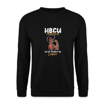 Coyote Hunter - Unisex Sweatshirt - black - Front - Alina (178cm) & Michal (187cm)