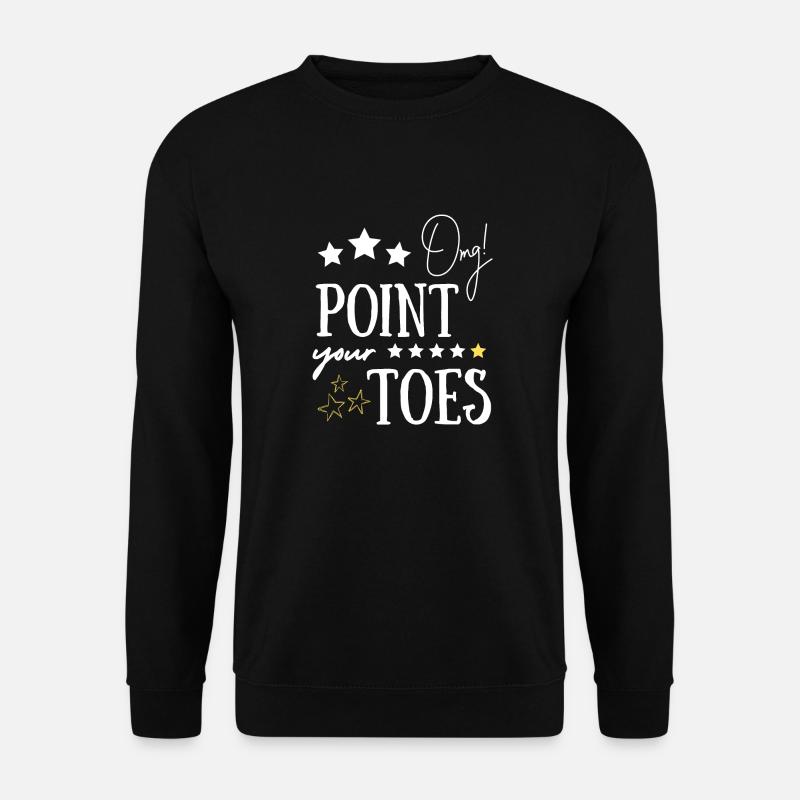OMG Point Your Toes - Unisex Sweatshirt - black