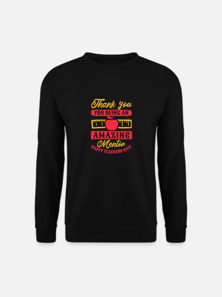 MERCI D’ÊTRE UN MENTOR INCROYABLE HAPPY TEACH - Unisex sweater - sort