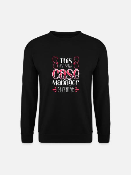 Das ist mein Case Manager Shirt - Unisex Pullover - Schwarz