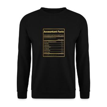 Funny Adulting Boring Cat Cartoon - Unisex Sweatshirt - black - Front - Alina (178cm) & Michal (187cm)
