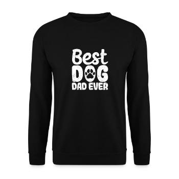 Meilleur père de chien jamais drôle de fête des pères - Sweat-shirt Unisexe - noir - Devant - Alina (178cm) & Michal (187cm)