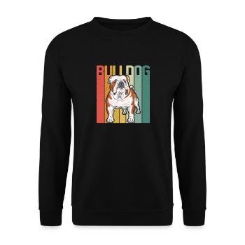 English Bull - Unisex Pullover - Schwarz - Vorne - Alina (178cm) & Michal (187cm)