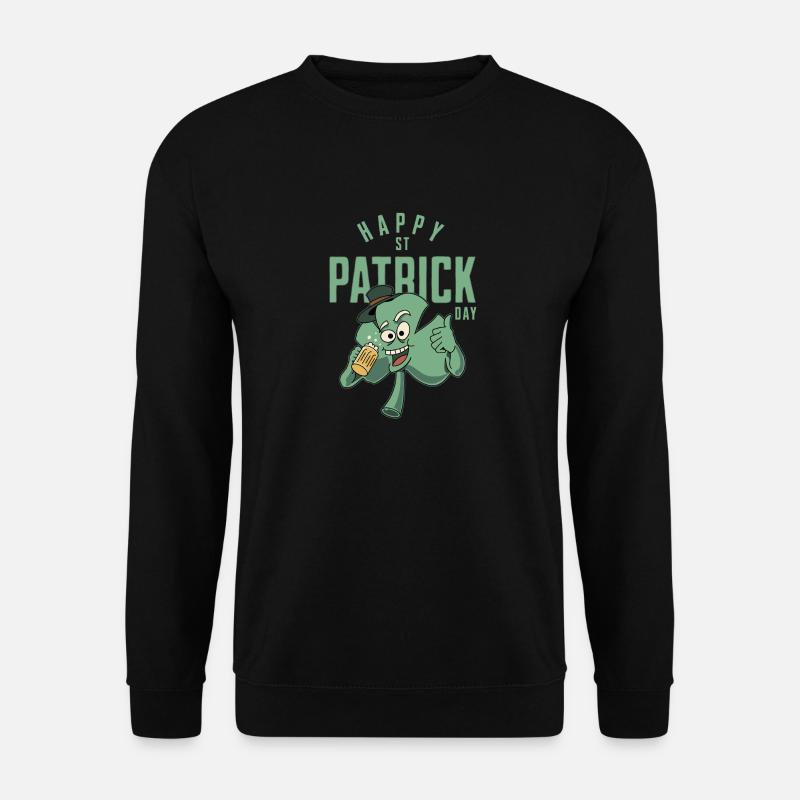 Happy Saint Patrick Day - Unisex Sweatshirt - black