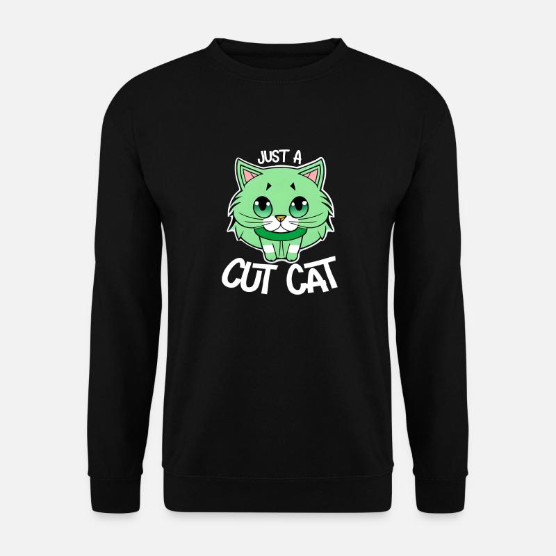 Juste un mignon petit chat - Sweat-shirt Unisexe - noir