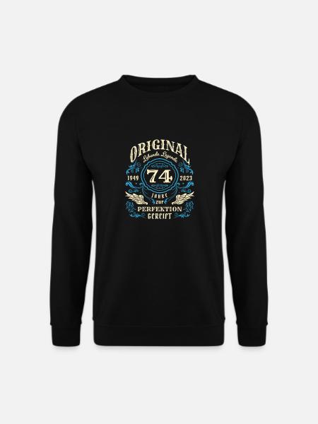 Original Lebende Legenden wurden 1949 geboren 74. - Unisex Pullover - Schwarz