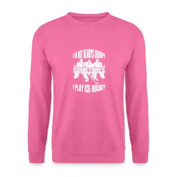 Eishockeyspieler Hockeyfan Eishockey Eishockeyteam - Unisex Pullover - Pink - Vorne