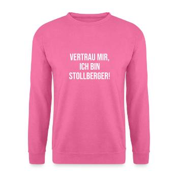 Stollberg Vertrauen - Unisex Pullover - Pink - Vorne