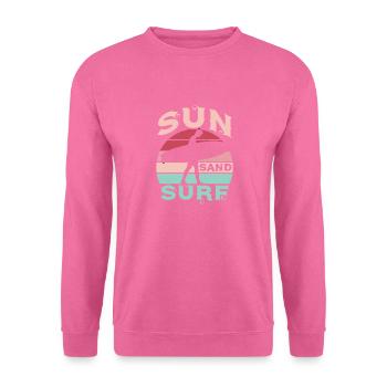 SONNE SAND SURFEN - Unisex Pullover - Pink - Vorne