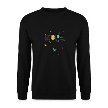 NOPE - ne soyez pas un béni-oui-oui! - Sweat-shirt Unisexe - noir - Devant - Alina (178cm) & Michal (187cm)