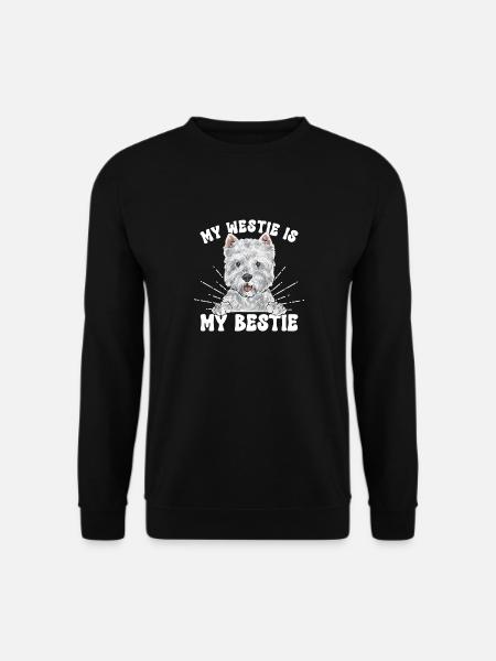 West Highland White Terrier Westie - Unisex Sweatshirt - black