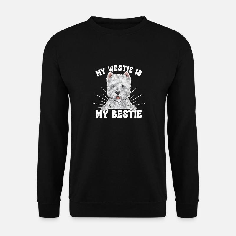 West Highland White Terrier Westie - Unisex Sweatshirt - black