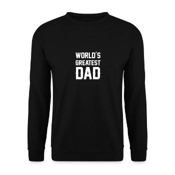Meilleur papa mari papa cadeau de fête des pères pour papa - Sweat-shirt Unisexe - noir - Devant - Alina (178cm) & Michal (187cm)